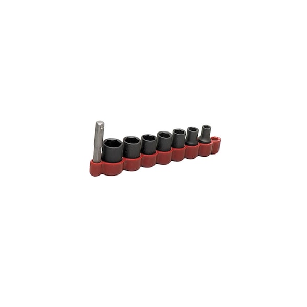 Makita 3/8 in Drive Impact Socket Set, 9 pcs - 785508A-A