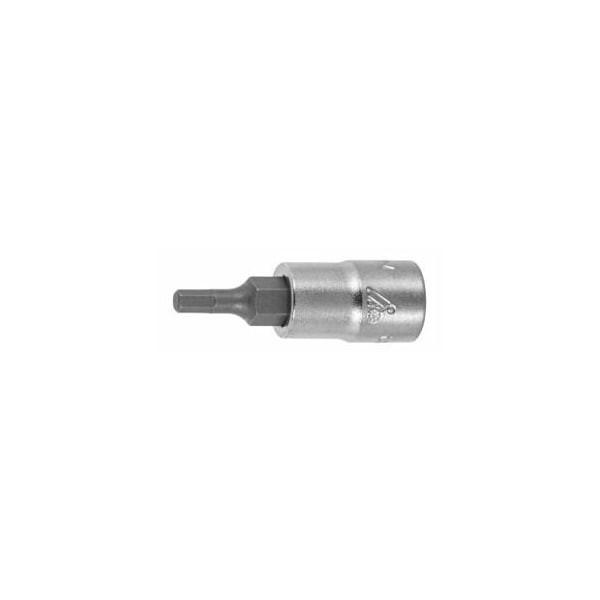 Holex Hex Bit Socket Set, 1/4 inch Dr, 6 Pc, 2.5 mm to 8 mm - 630905 1/4