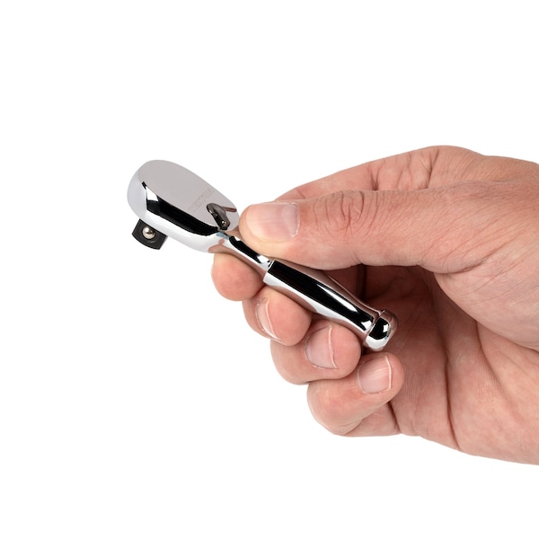 Tekton 3/8 Inch Drive x 3 Inch Small Body Stubby Ratchet - SRH01503