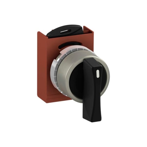 Interruptor selector no iluminado de ABB de Springer Controls Co, 22mm, negro, X CAM, P9M-SVX0N - P9M-SVX0N.