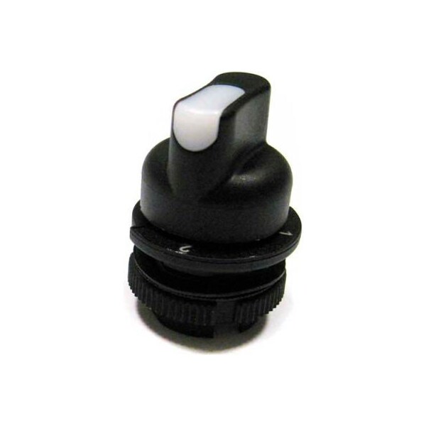 Springer Controls Co T.E.R., PRSL1862BIC Selector de Posición de Mantenimiento Completa Blanca de 1/2 Pulgadas, Uso con Pulsadores MIKE y VICTOR - PRSL1862BIC
