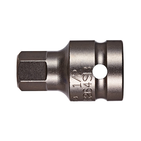 Vega Hex 12Mm Socket Bit x 1 1/2" - 1/2 Sq Dr - 338H120SB