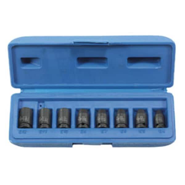 Light House Beauty 998ET 0.25 in. Drive 8 Pc. External Star Impact Socket Set - LI2430831