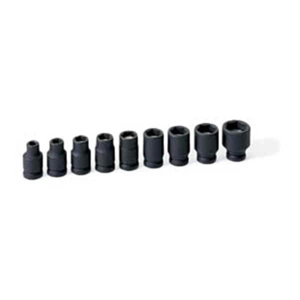 Light House Beauty Eagle 1/4 in. Drive 9 Pieces Magnetic Impact Socket Set - LI288159