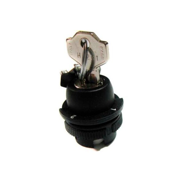 Springer Controls Co T.E.R., PRSL1873PI Interruptor de selector con llave de cambio con retorno de resorte de 1/2, usar con colgantes MIKE & VICTOR - PRSL1873PI