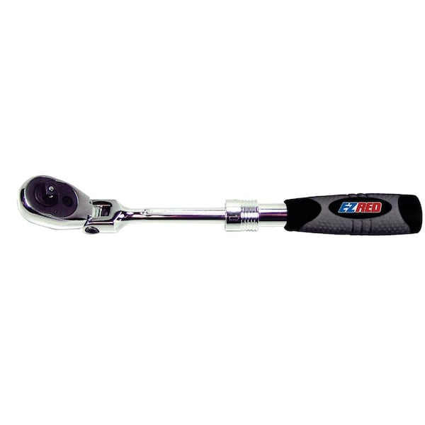 Ezred 1/4" Drive 72 Geared Teeth Flex Head Extend Flex Head Ratchet, 1/4" Dr - MR14FL