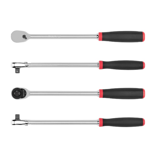 Tekton 3/8 Inch Drive x 12 Inch Comfort Grip Long Ratchet - SRH02112