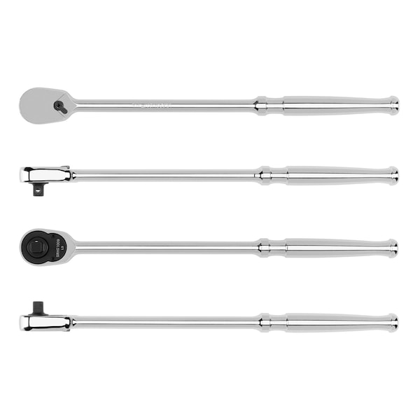 Tekton 1/4 Inch Drive x 9 Inch Long Ratchet - SRH01009