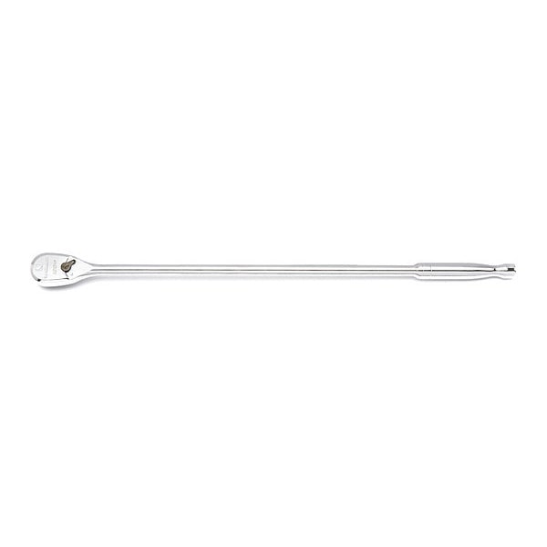 Gearwrench 3/8" Drive 120 Geared Teeth Teardrop Head Style Ratchet, 18" L, Full Polish Chrome Finish - 81269
