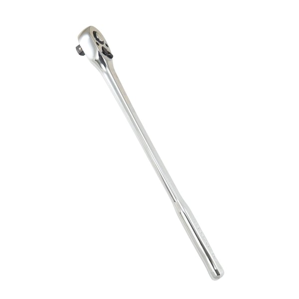 Craftsman 1/2-in Drive 72 Geared Teeth Ratchets, 1/2" Drive Long-Handle Ratchet, Polished chrome - CMMT99441