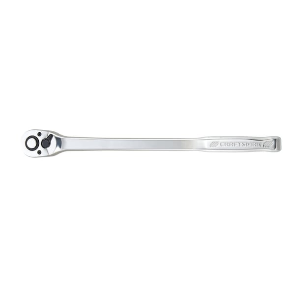 Craftsman 1/2-in Drive 72 Geared Teeth Ratchets, 1/2" Drive Long-Handle Ratchet, Polished chrome - CMMT99441