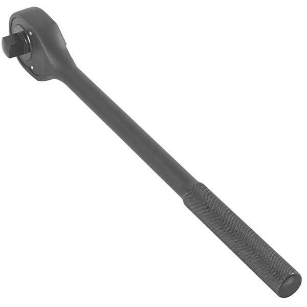 Proto 3/8" Drive 24 Geared Teeth Pear Head Style Hand Ratchet, 11" L, Black Oxide Finish - J5250BL