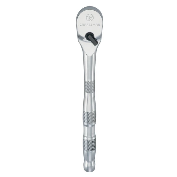 Craftsman 1/2-in Drive 96 Geared Teeth V-Series(TM) 1/2" Drive Ratchet, Polished chrome - CMMT86331V