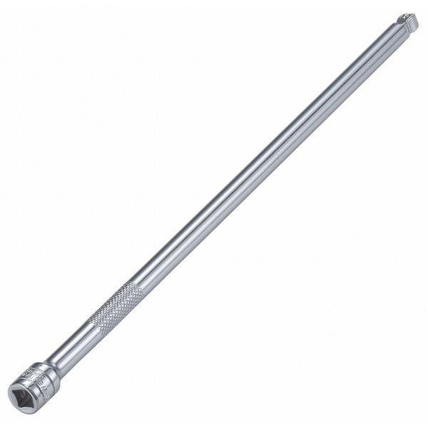 Westward Socket Extension 1/4" Dr, 10 in L, 1 Pieces, Chrome - 54PR05