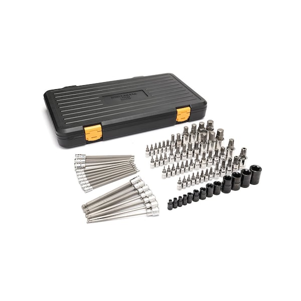 Gearwrench SET SKT TORX  HEX BIT MAST 80PC, BOXED - KDT86538