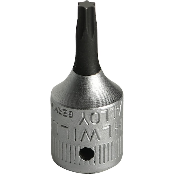 Stahlwille Tools 6, 3 mm (1/4") Screwdriver socket TORX T15 L.28 mm - 01350015