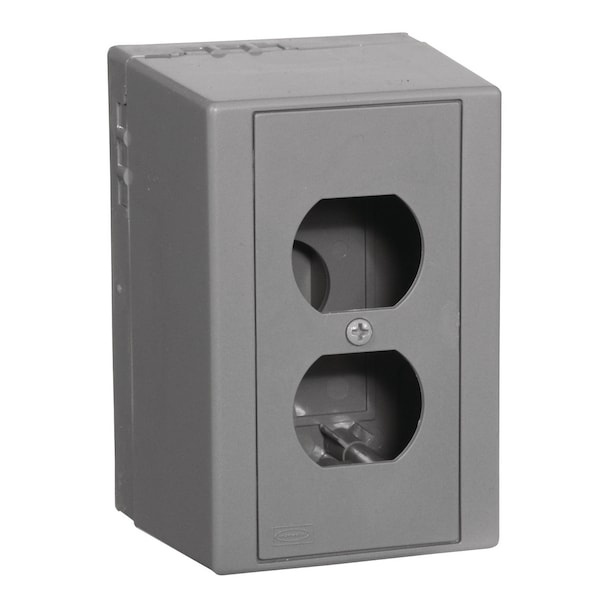 Hubbell Wiring Device-Kellems PVC Electrical Enclosures, 2.54 in H, 5.62 in D, 3.31 in W, NEMA 5-15R - DRUBKIT