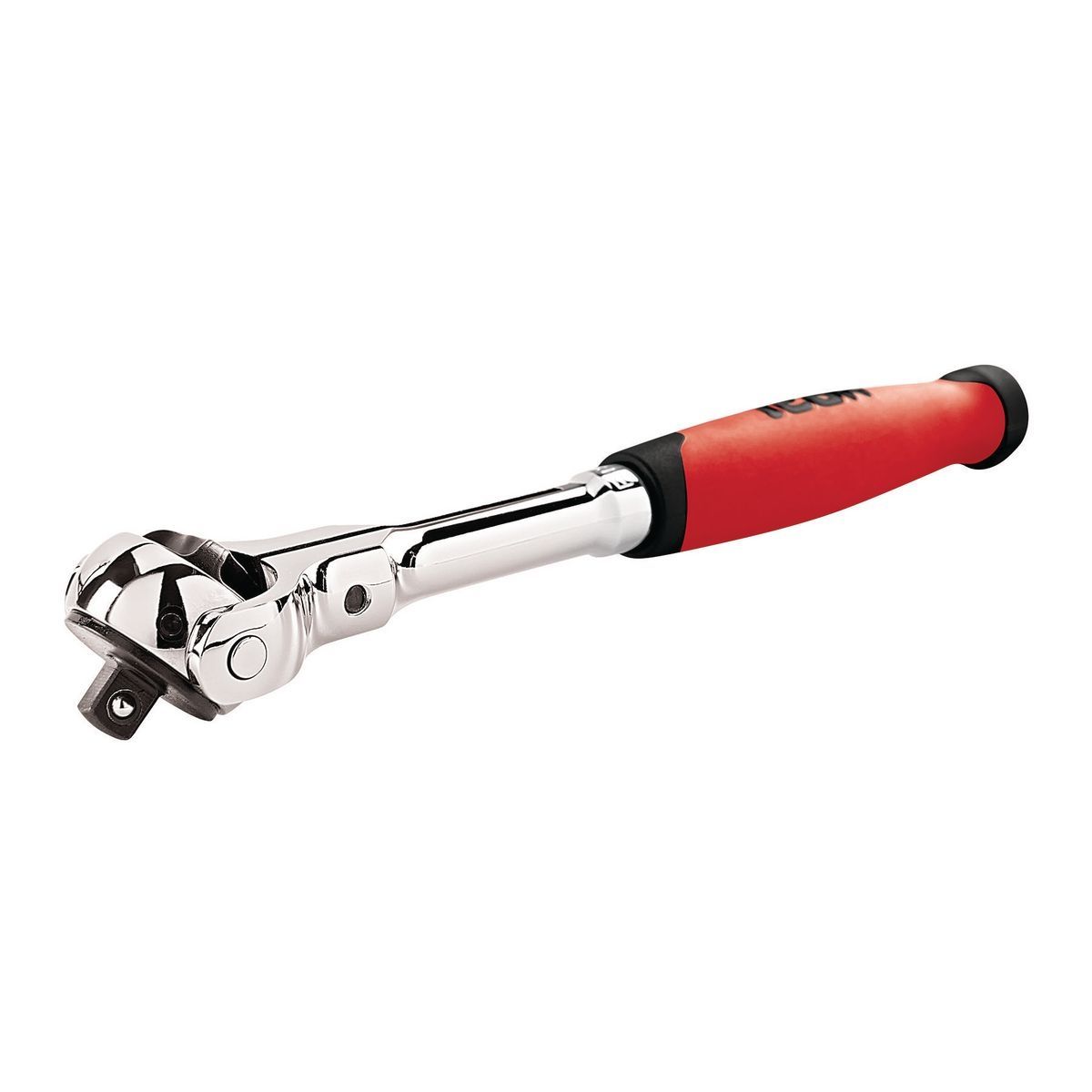 Llave de trinquete profesional con cabeza giratoria y agarre cómodo de 1/4 de pulgada - 64694
