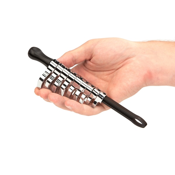 Tekton 3/8 Inch Drive Crowfoot Wrench Set with Key, 9-Piece (5/16-3/4 in.) - WCF91101