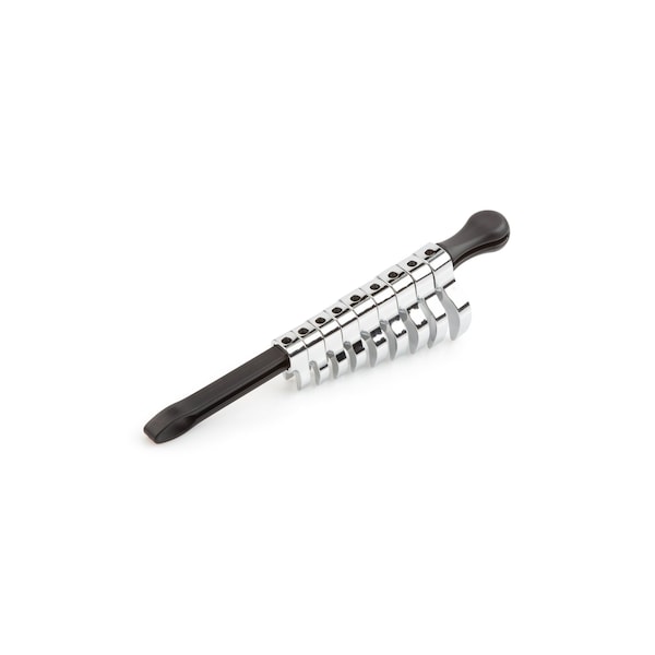 Tekton 3/8 Inch Drive Crowfoot Wrench Set with Key, 9-Piece (5/16-3/4 in.) - WCF91101