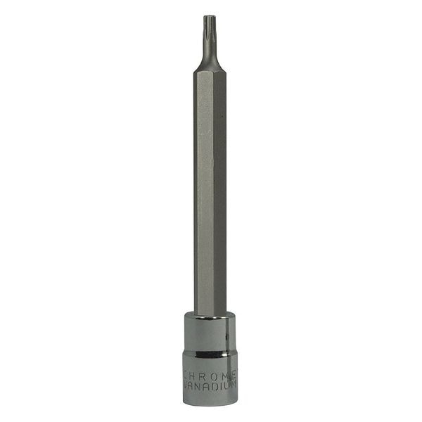 Westward 1/4 in Drive Torx(R) Socket Bit SAE T10 Tip, 3 1/2 in L - 20WZ95