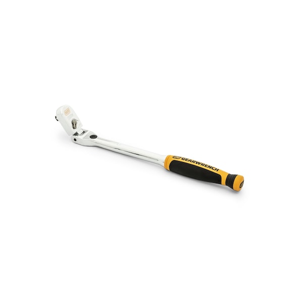 Gearwrench 1/4" Drive 120XP Dual Material Handle Locking Flex Head Ratchet 9" - 81055