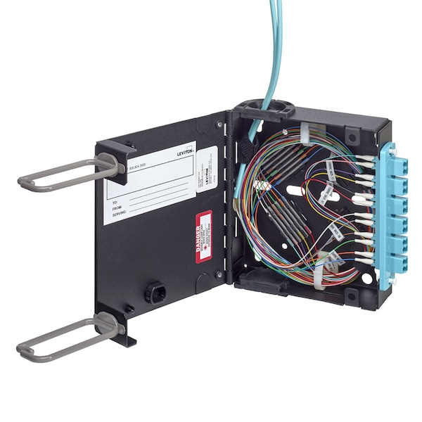 Leviton Steel Electrical Enclosures, 8-1/2 in H, 2.09 in D, 6.53 in W - 5WMNT-1C