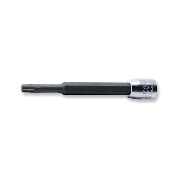 Ko-Ken Bit Socket TORX T27 80mm 1/4 Sq. Drive - 2025.80-T27
