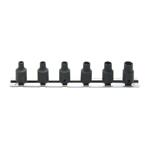 Ko-Ken Nut Twister set 4mm-7mm 150mm 6 pieces 1/4 Sq. Drive - RS2127/6