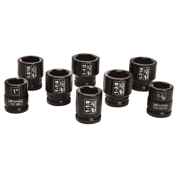 Ingersoll-Rand 3/4" Drive 8 Piece SAE Impact Socket Set - SK6H8