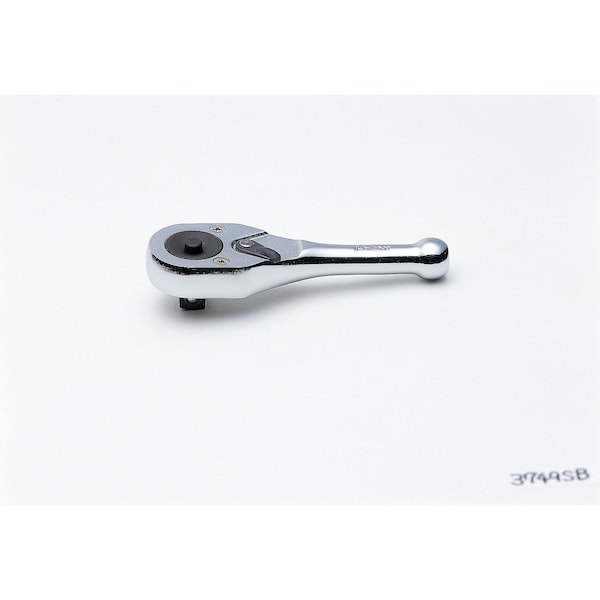 Ko-Ken Ratchet Handle 24 teeth Short 110mm Push Button 3/8 Sq. Drive - 3749SB