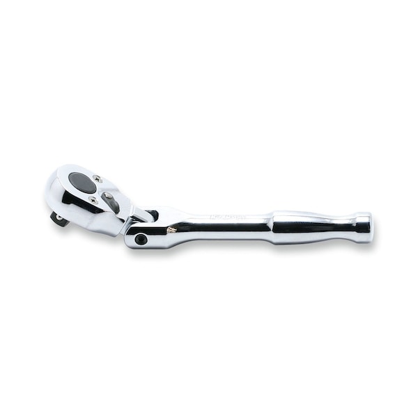 Ko-Ken Ratchet Handle 20 teeth Short 116mm Flexible Head Polished Handle 1/4 Sq. Drive - 2774PS