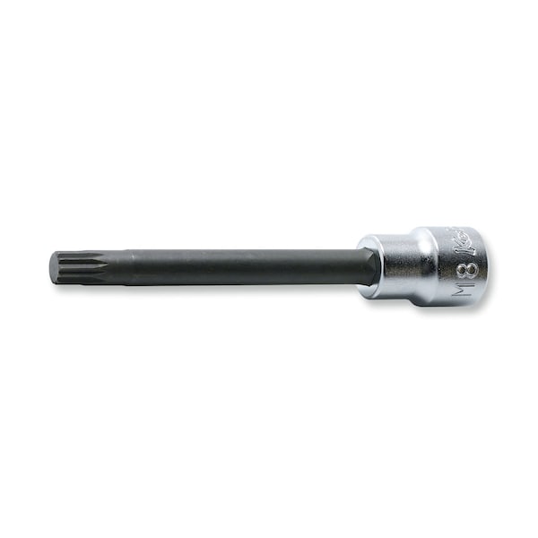 Ko-Ken Bit Socket XZN M4 Triple Square 100mm 3/8 Sq. Drive - 3020.100-M4