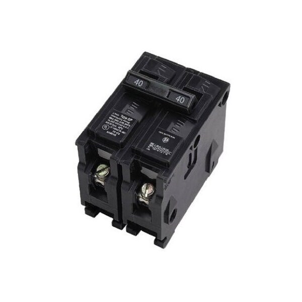 Connecticut Electric Circuit Breaker, QT Series, 15A, 2 Pole, 120V AC, 10kA - VPKICBQ215