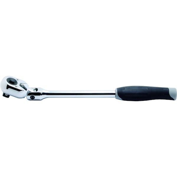 Ko-Ken Ratchet Handle 24 teeth Flexible Head 330mm Push Button Plastic Handle 1/2 Sq. Drive - 4774JB