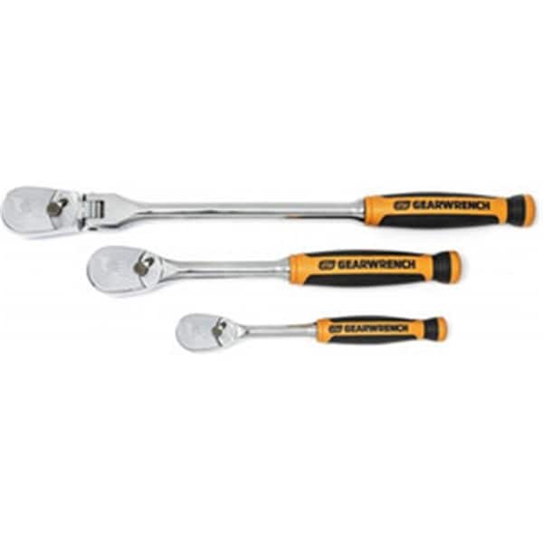 Hot House Designs 0.25 in. 90 Tooth Flex Head Teardrop Ratchet - HO3584735