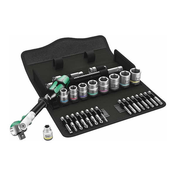 Posdatas 0.37 in. Sae Drive Speed Ratchet Set - 29 Piece - PO3964518