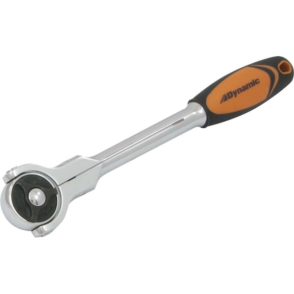 Dynamic 3/8" Dr 72 Tooth Swvl Head Qck Release Ratchet, 9"L, Comfort Grip Hndl - D005306
