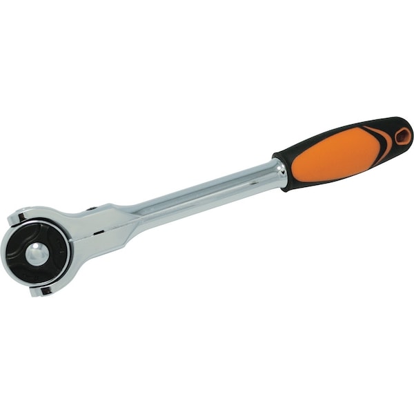 Dynamic 3/8" Dr 72 Tooth Swvl Head Qck Release Ratchet, 9"L, Comfort Grip Hndl - D005306