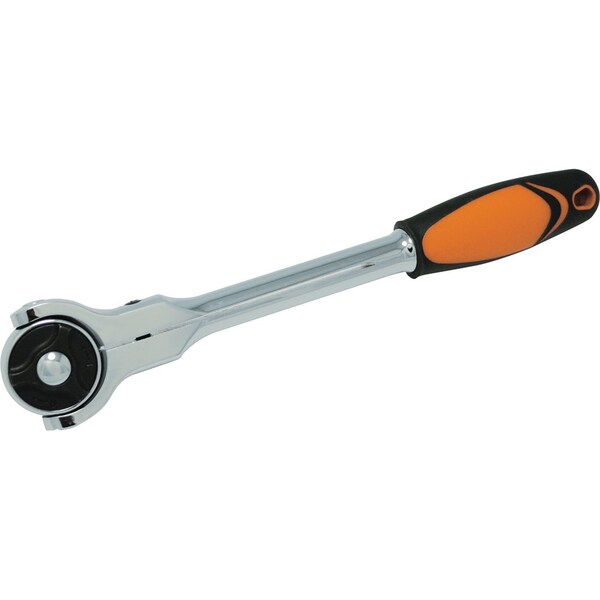 Dynamic 3/8" Dr 72 Tooth Swvl Head Qck Release Ratchet, 9"L, Comfort Grip Hndl - D005306