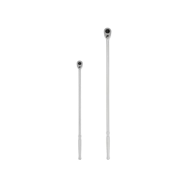 Tekton 3/8, 1/2 Inch Drive Quick-Release Extra-Long Ratchet Set, 2-Piece (18, 24 in.) - SRH99125