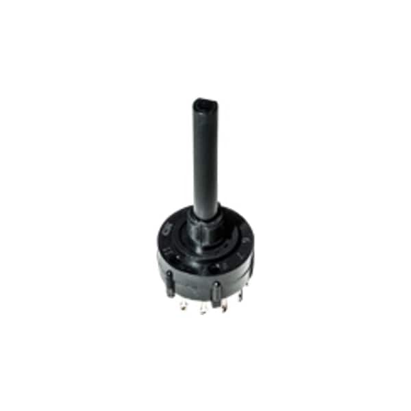 Componente rotativo de interruptor C&K, 6 posiciones, Dp6T, enclavado, 0.02A, 20Vdc, terminal de soldadura, actuador tipo plano, panel - A20615RNZB