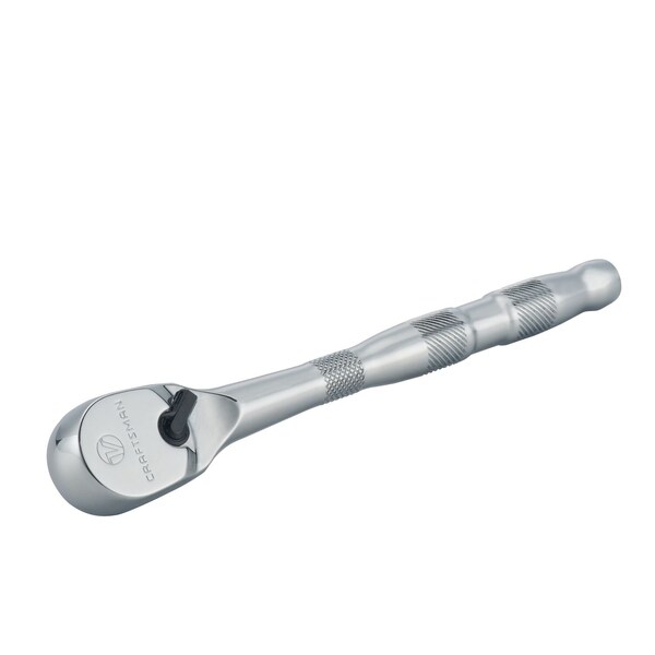 Craftsman 3/8-in Drive 96 Geared Teeth V-Series(TM) 3/8" Drive Ratchet, Polished chrome - CMMT86321V