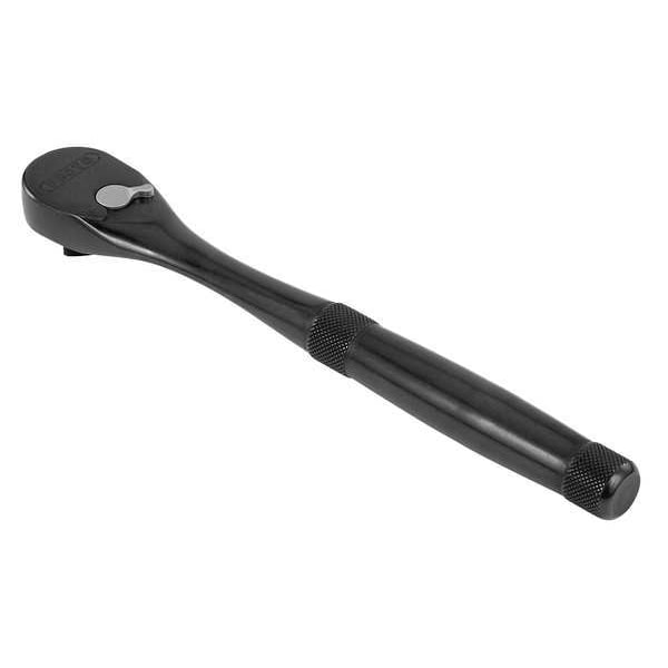 Proto 1/2" Drive 45 Geared Teeth Pear Head Style Hand Ratchet, 15" L, Black Oxide Finish - J5450XLBL