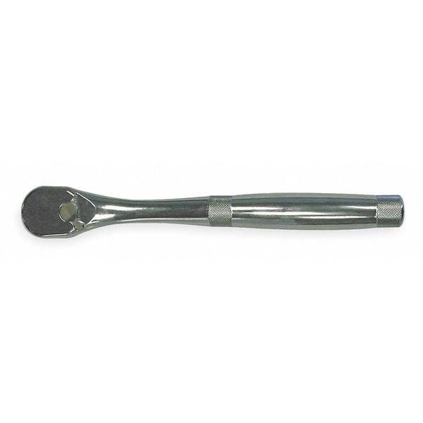 Proto 1/2" Drive 45 Geared Teeth Pear Head Style Hand Ratchet, 15" L, Full Polish Finish - J5450XL