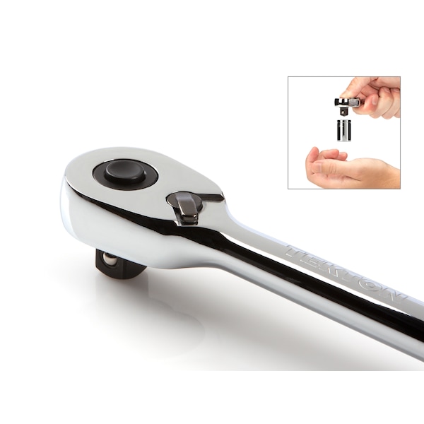 Tekton 1/4, 3/8, 1/2 Inch Drive Quick-Release Ratchet Set (3-Piece) - SRH91100