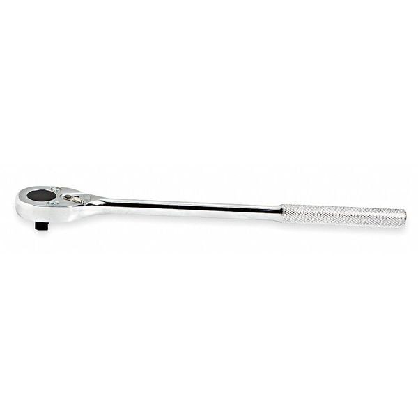 Proto 3/8" Drive 24 Geared Teeth Pear Head Style Hand Ratchet, 11" L, Full Polish Finish - J5250