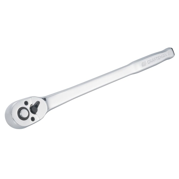 Craftsman 3/8-in Drive 72 Geared Teeth Ratchets, 3/8" Drive Pear Head Long Han, Full polish - CMMT99427