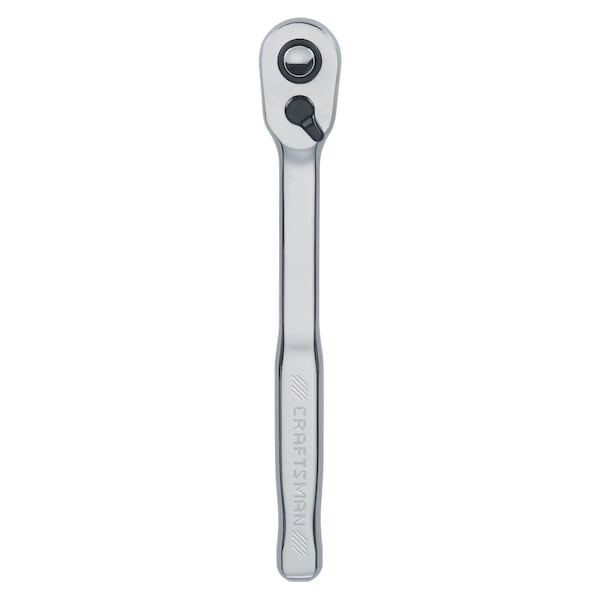 Craftsman 1/2-in Drive 72 Geared Teeth Ratchets, 1/2" Drive Mini Head Ratchet, Full polish - CMMT99431