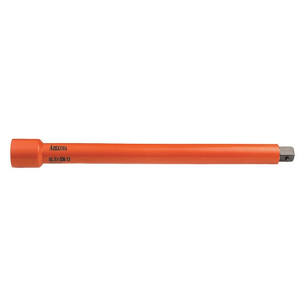 Apex Tool Group 1/2" Drive Extension, SAE, 1 pcs, Urethane Covered, 12 in L - UG-EX-508-12
